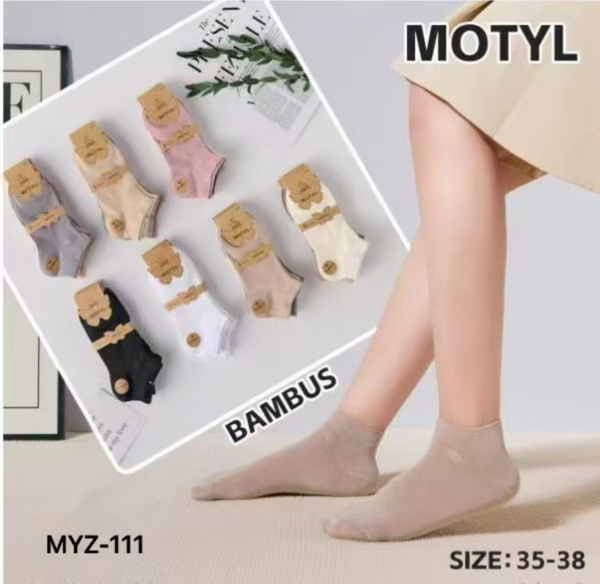 Skarpety damskie Roz 35-42, Mix kolor Paczka 40 szt